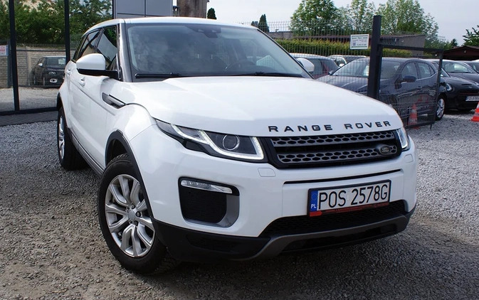 Land Rover Range Rover Evoque cena 85700 przebieg: 78100, rok produkcji 2017 z Grybów małe 352